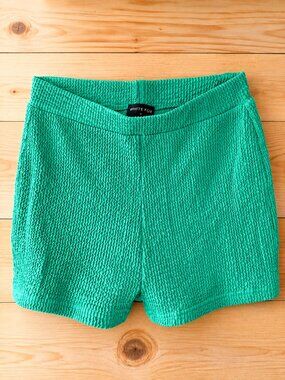 NWOT SIZE M White Fox Boutique Green Textured Crinkle Shorts